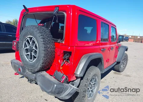 2025 Jeep Wrangler 4-Door Rubicon 4X4 z USA, uszkodzony, nr VIN 1C4PJXFN1SW606429